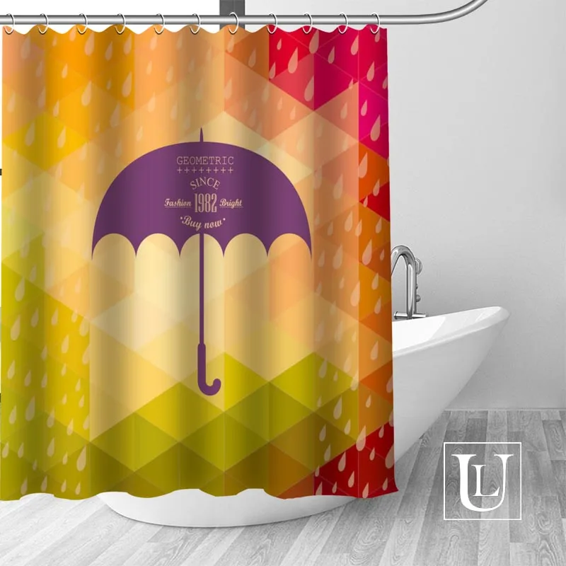 

Solid Yellow High-definition Picture Printing Shower curtain Made of Waterproof Polyester Fabric Enjoy Your Shower Time with it