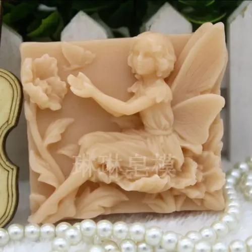 Зернистое мыло Силиконовая Форма Ремесло в виде Феи изготовление свечей DIY молд