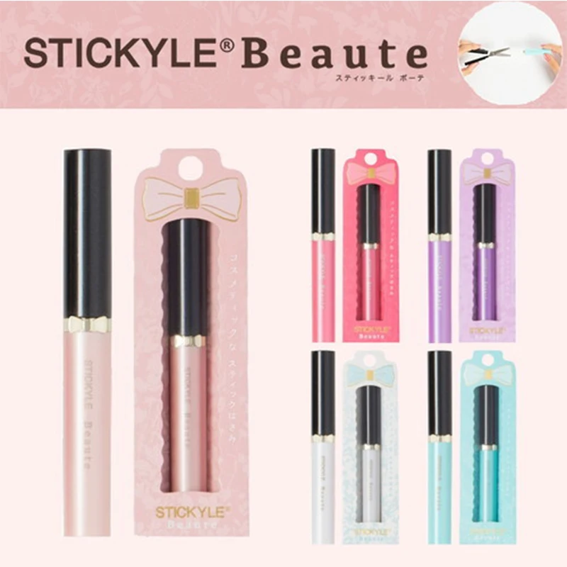 Японские портативные миниатюрные ножницы Sun-star в форме ручки карманные Stickyle Beaute