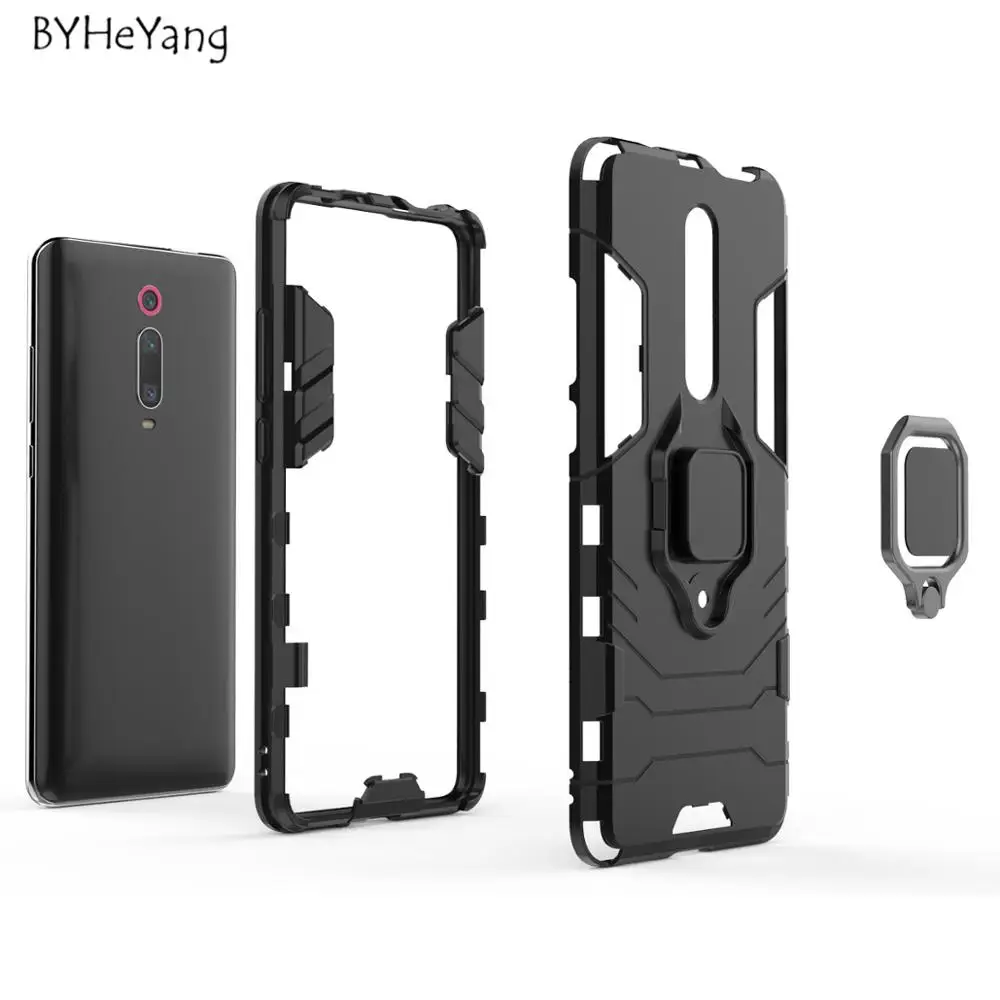 Чехол для Xiaomi Redmi K40 K30 автомобильный держатель магнитное кольцо кронштейн