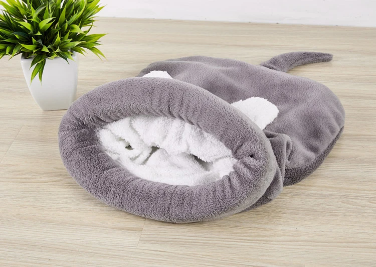 Petshy милый кот собака спальный мешок гнездо теплый мягкий домик для домашних животных маленькие животные Щенок подушка Кролик кровать забавные продукты для домашних животных M/L