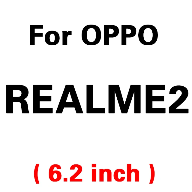 for oppo Realme 2 2 шт 5D край стекла для oppo Realme 2 A3S A5 Закаленное стекло протектор экрана для oppo F1S F3 F5 F7 F9 Realme2 защитная пленка - Цвет: for oppo Realme 2