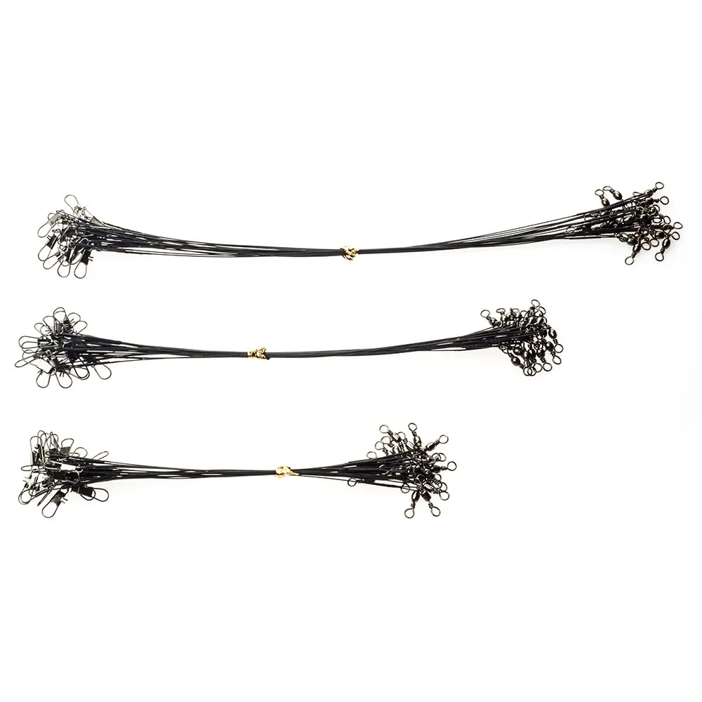 20 шт./лот свинцовая рыболовная леска с защитой от укуса поводок вертлюжным