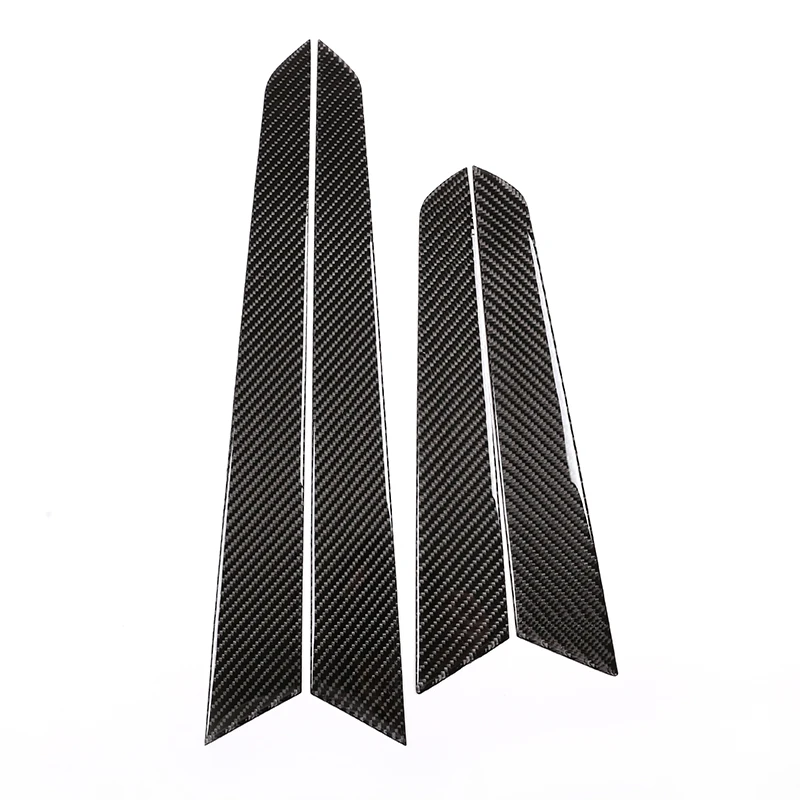 4 шт. Мягкого углеродного волокна для Mercedes Benz C Class W204 2007-2013 Аксессуары для автомобилей интерьерная декоративная накладка на панель двери.