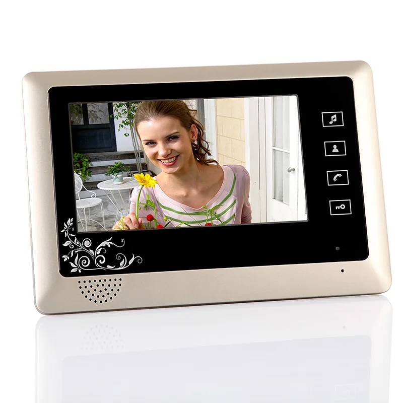 Free Shipping! 7 Inch Video Door Phone Doorbell Intercom System Kit 1-Camera 1-Monitor Night Vision | Безопасность и защита