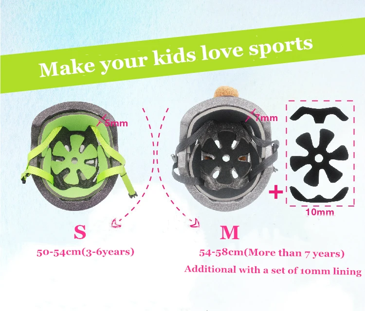 Boys and Girls Bicycle Helmets Children Cycling Helmet City Road Kids Headpiece For Outdoor Sports Riding Skating | Спорт и