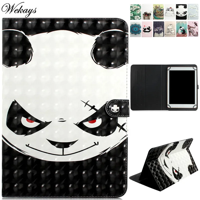 

Wekays 7" Universal Cover Case 3D Cartoon Leather Stand Protector Funda Case For Samsung Amazon 7.0 inch Tablet Protective Shell