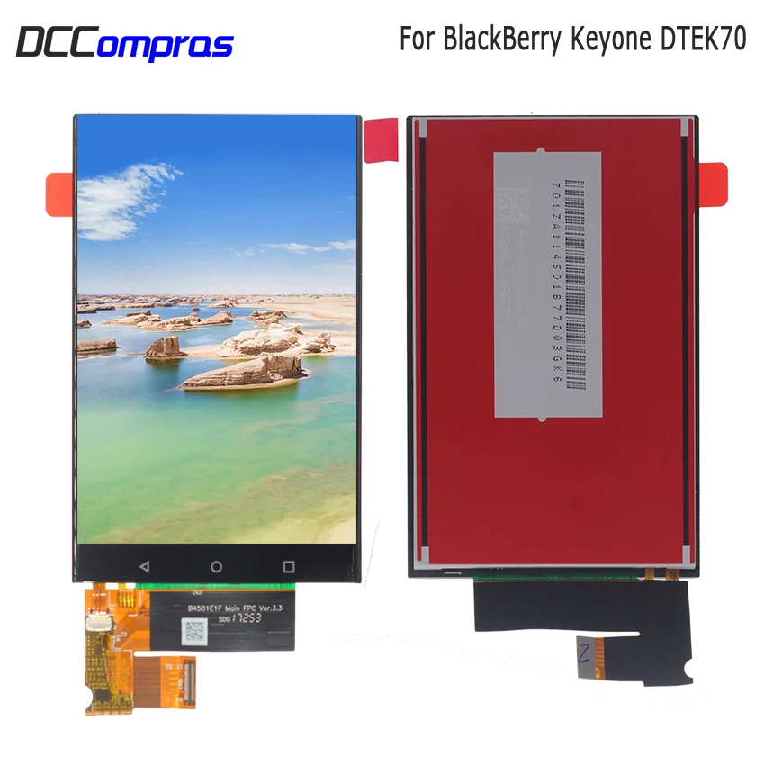 

Original For BlackBerry KEYone DTEK70 LCD Display Replacement For BlackBerry DTEK 70 Touch Screen LCD Phone Parts Free Tools