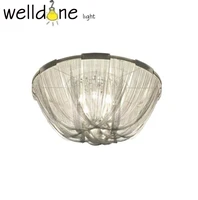 replicas italian design slender chain terzani soscik suspension light aluminum modern light aluminum chain ceiling lamp