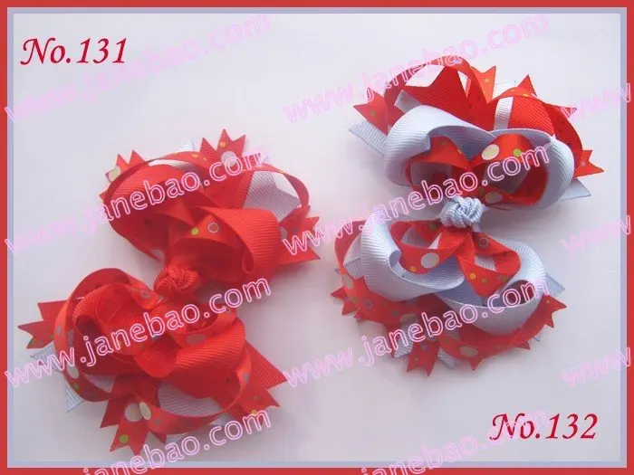 Бесплатная доставка 30 шт. бутиковые банты для волос размером 4 5 дюйма девочек