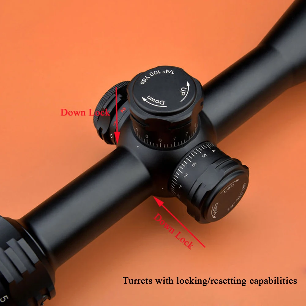 Орлиный глаз прицел 3 12x40 AO R/G Turrets с замком сброс Mil Dot Scope W/2 вида крепления