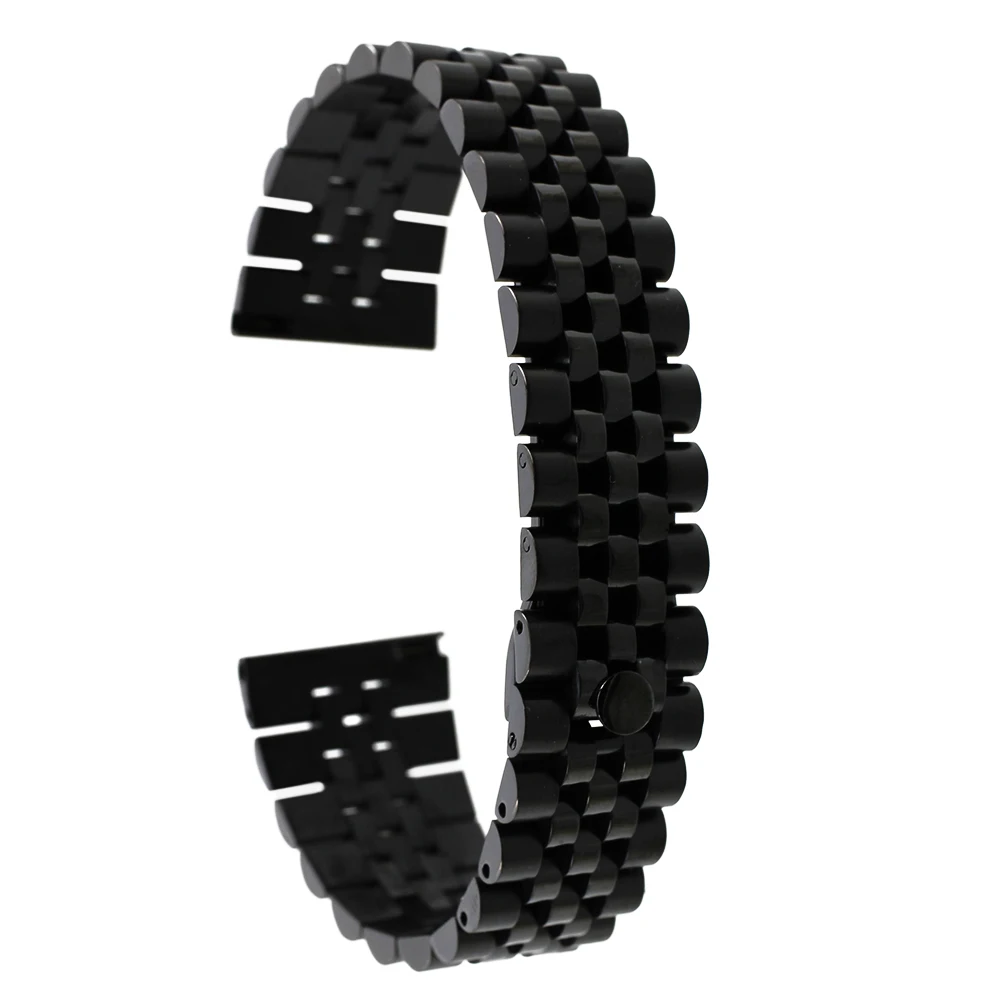 Stainless Steel Watch Band 18mm 20mm 22mm Universal Watchband Quick Release Strap Wrist Men Women Loop Belt Bracelet Silver