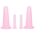 Массажные вакуумные банки силиконовые антицеллюлитные 4 шт.