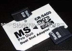 SP Dual micro sd Adapter Micro SD TF to MS Pro Duo For PSP Support 32GB 16GB 8GB 4GB 2GB Class10 TF Card note: only the adapter