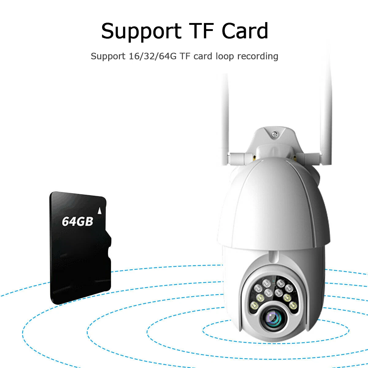 10 СВЕТОДИОДНЫЙ полноцветный ночного видения HD 1080P 2MP PTZ беспроводная WiFi ip-камера наружная Водонепроницаемая 200 Вт Пиксельная камера наблюдения