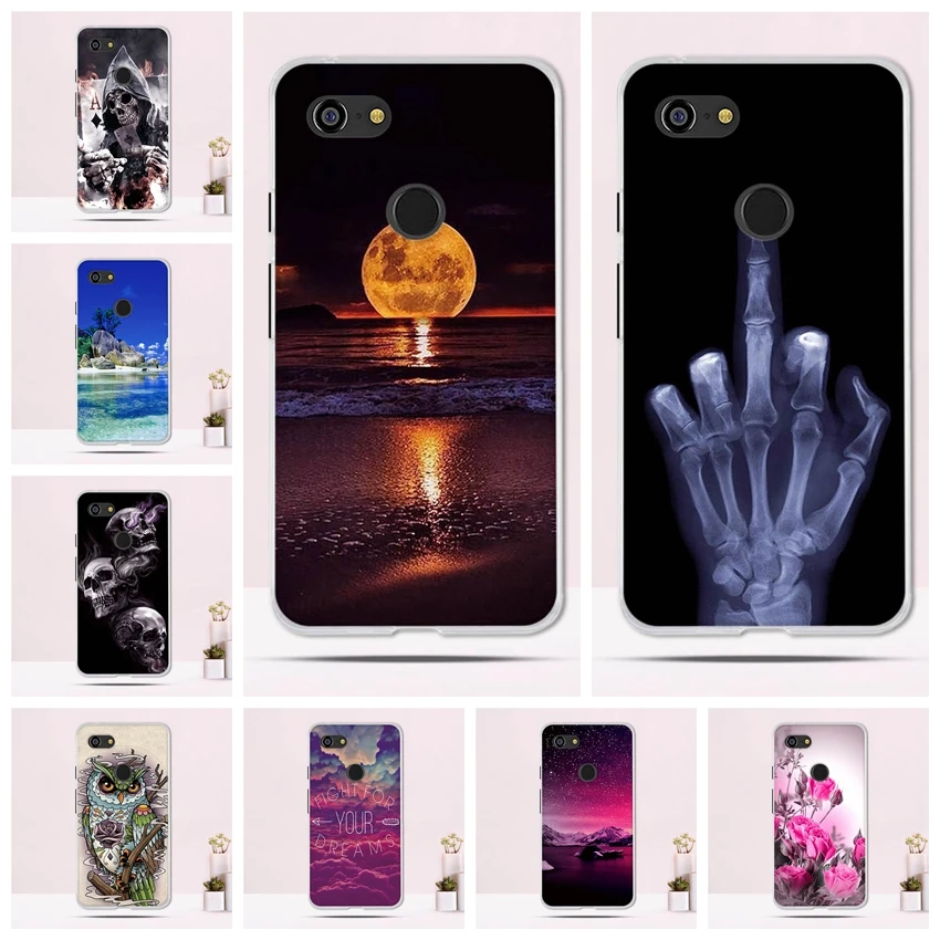 Чехол для Google Pixel 3 XL чехол мягкий из тпу с рисунком на задней крышке XL3 силиконовый