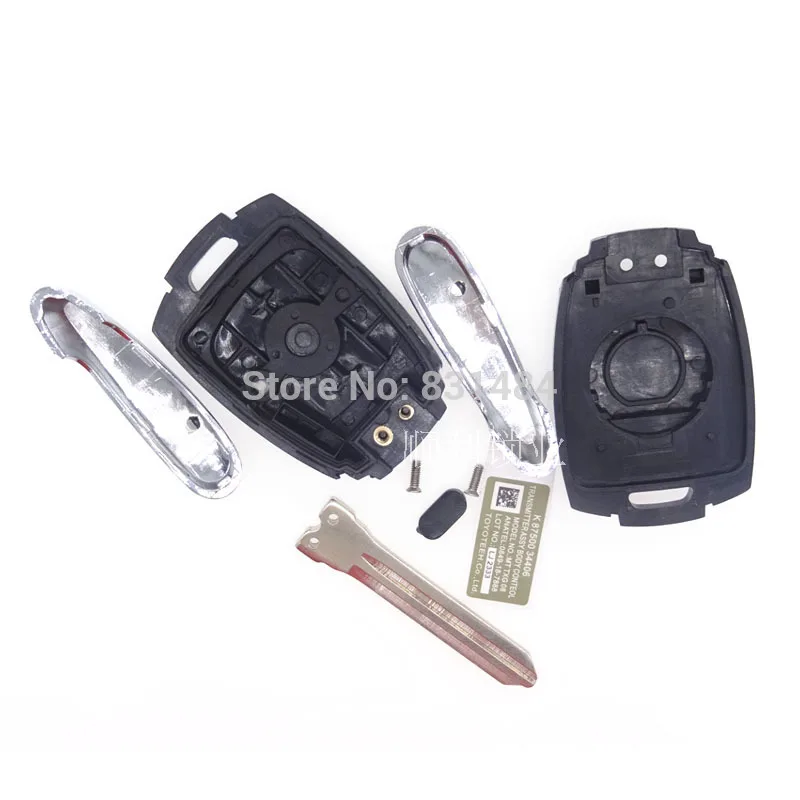 5pcs/lot New remote car key case For Ssangyong Korando Keycase shell with uncut blade | Автомобили и мотоциклы