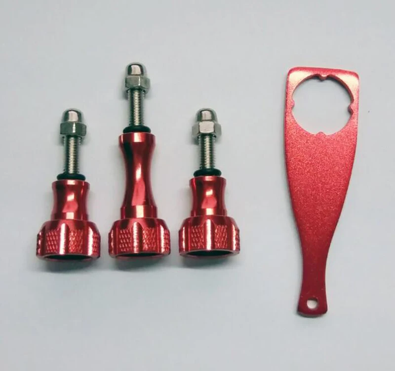 Алюминиевый 1 длинный и 2 коротких винта для большого пальца + гаечный ключ Xiaomi Yi