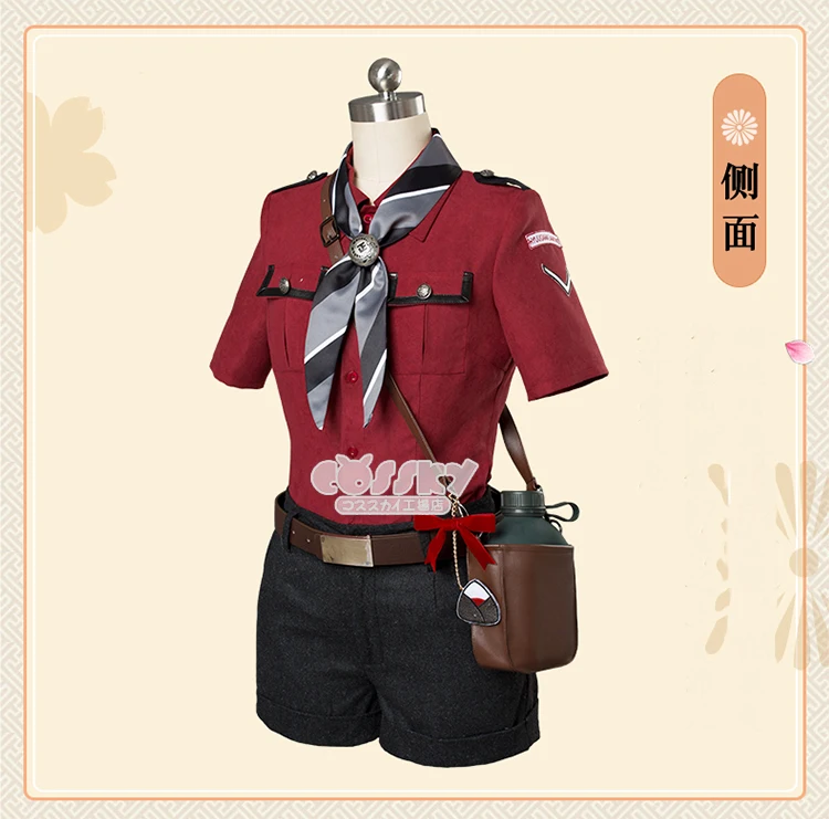Аниме! Игра Touken Ranbu онлайн Hyuuga Masamune униформа косплей костюм летняя повседневная