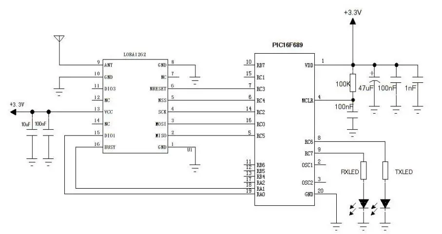 1 шт 22dBm 868 МГц 915 МГц SX1262 LoRa1262 ультра-низкий уровень приема тока 4.6ма длинный диапазон SPI интерфейс беспроводной модуль