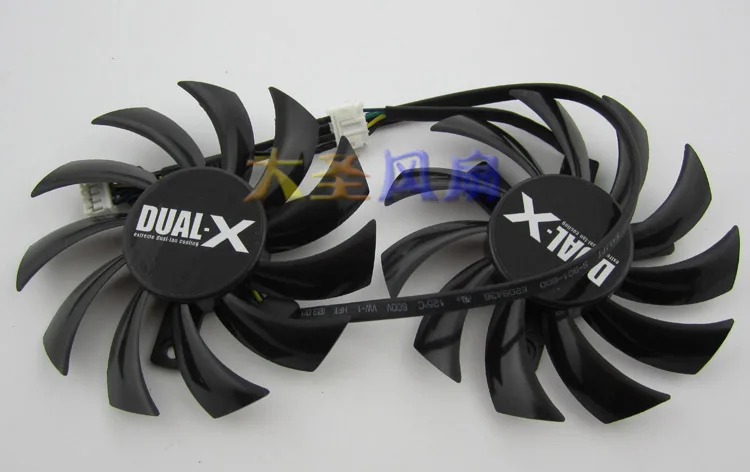 Кулер для видеокарты Sapphire HD 7790 7850 7870 7950 2 шт./лот 85 мм 12 В 40 мм|card fan|video card fanvideo fan