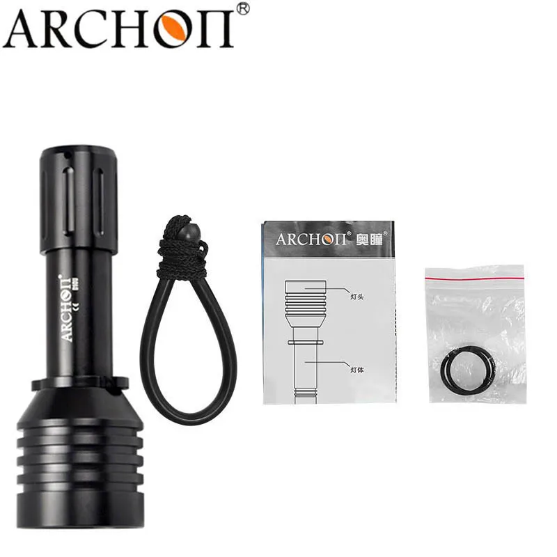 Фонарик для дайвинга и охоты ARCHON D10U W16U масштабируемый подводный фонарь