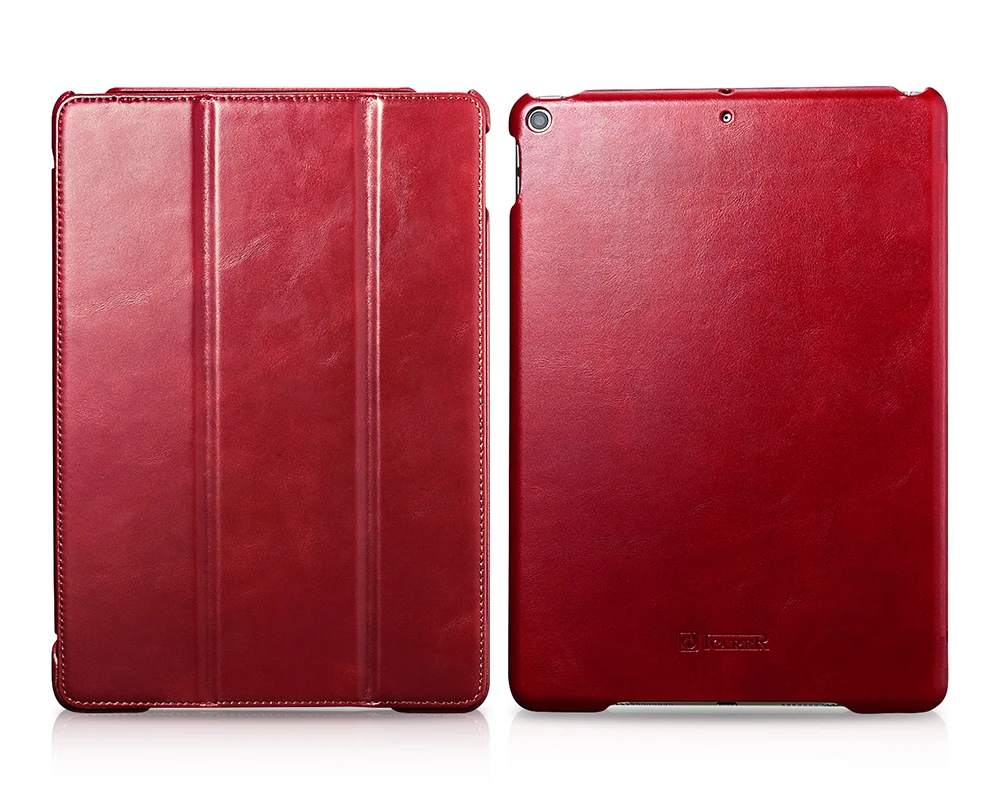 ICARER для iPad Air чехол, винтажный флип-чехол из натуральной кожи, умный чехол для iPad Air 3, защитный чехол-подставка