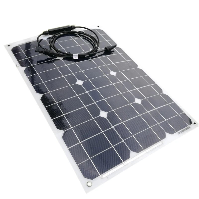 spesifikasi Panel Surya Fleksibel 12V 35W 2 Pcs Solar Battery Charger Modul Surya 70 Watt 24 Volt Caravan Perahu Mobil Berkemah Laut Caravan