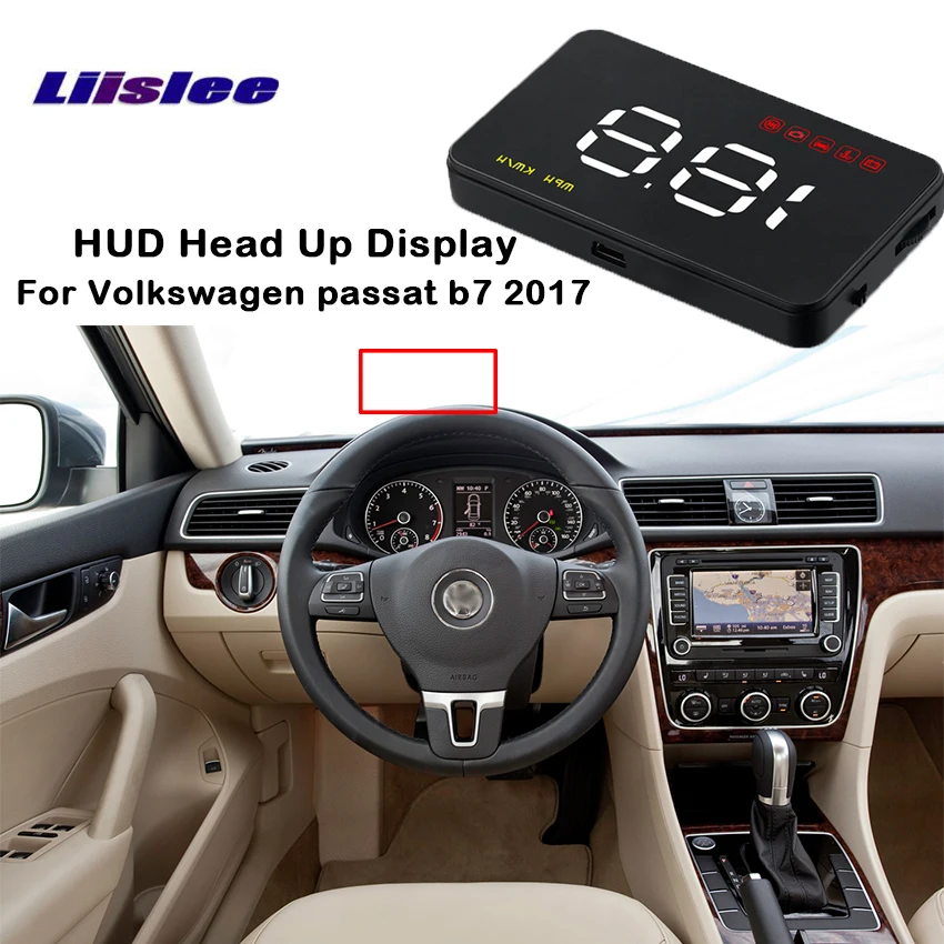 Liislee для Volkswagen passat b7 2017 Автомобильный дисплей проектор HUD навигация