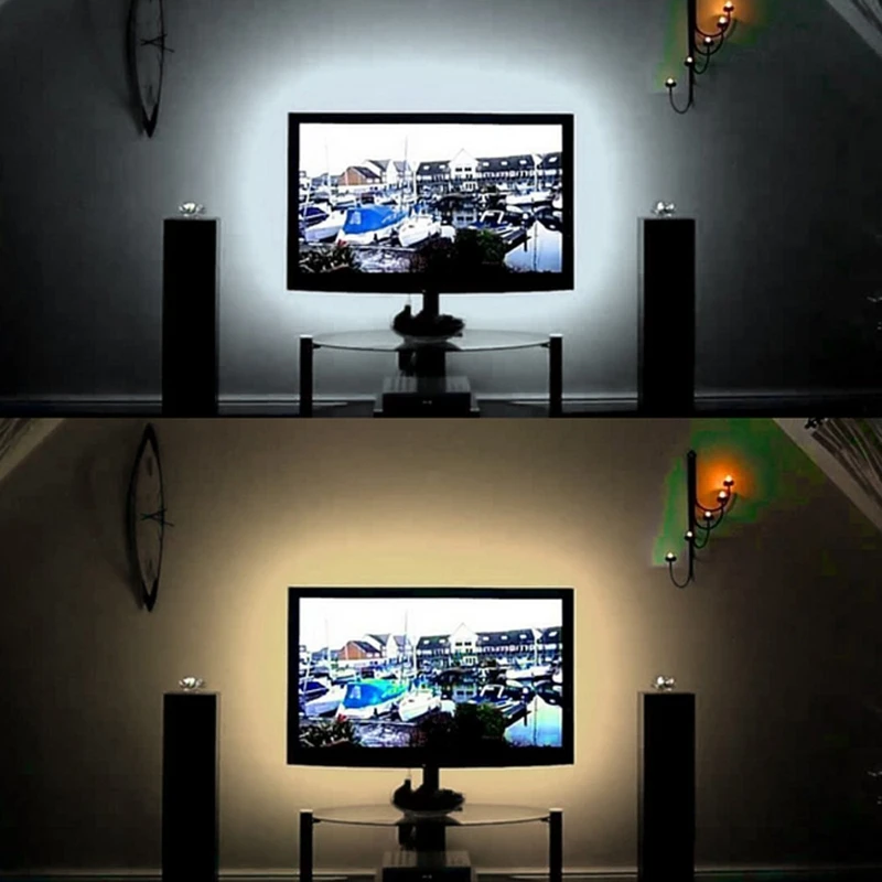 SMD3528 USB Powered LED Strip 0.5m / 1m 2m 5m Lamp & Remote Controller RGB/White/Warm White DC 5V TV Background Lighting | Лампы и
