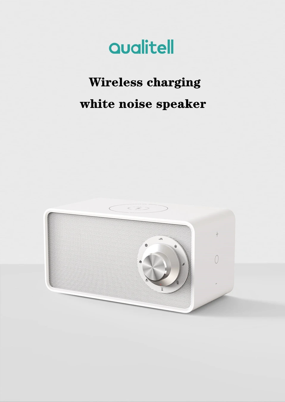 Xiaomi Qualitell Беспроводное зарядное устройство белый шум динамик BLT5.0 EPP протокол 10 Вт Быстрое беспроводное зарядное устройство Помощь спикер сна