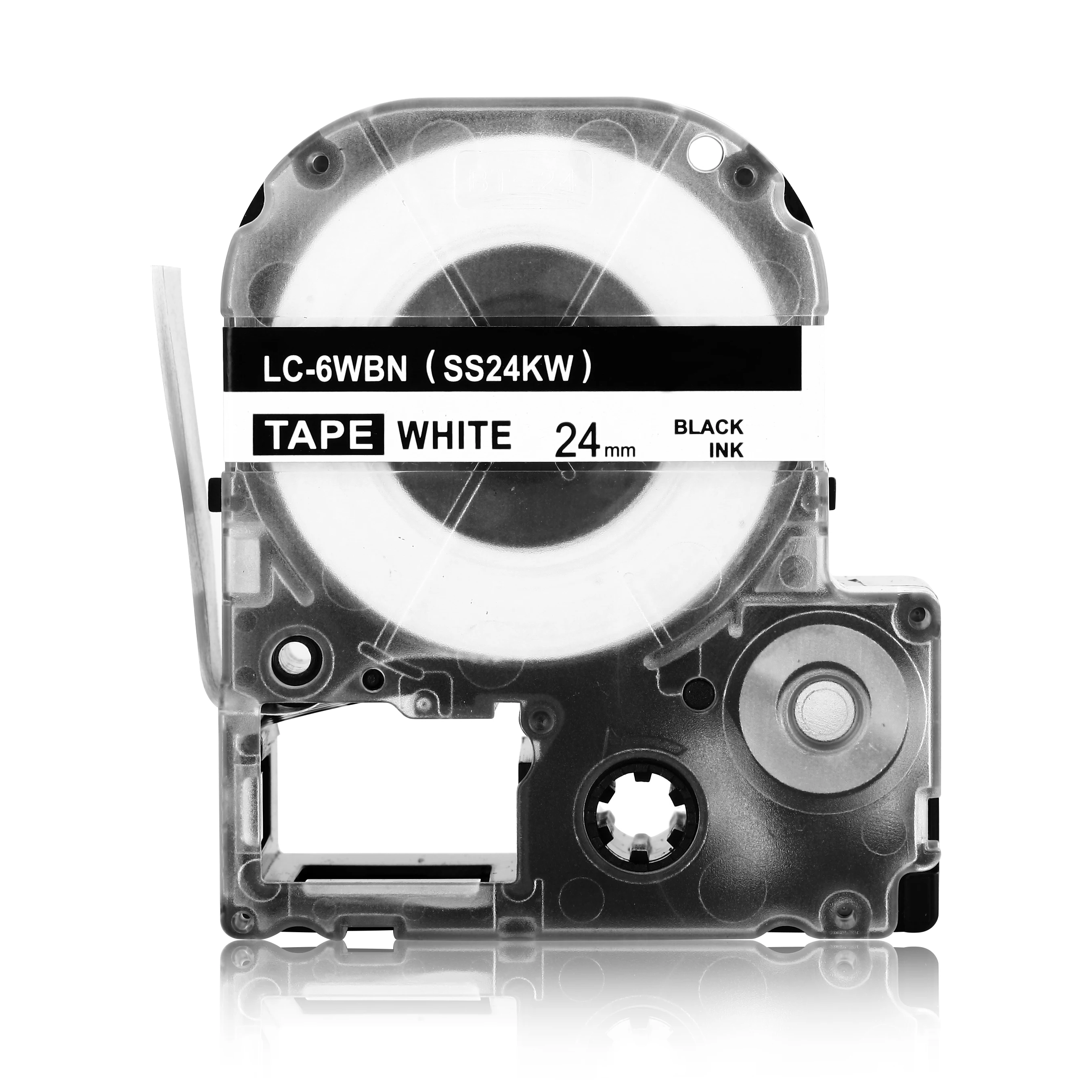 12 шт. Epson Kingjim SS24KW LC-6WBN черный на белой этикетке ленты для LabelWorks LW-300 LW-400 | Компьютеры