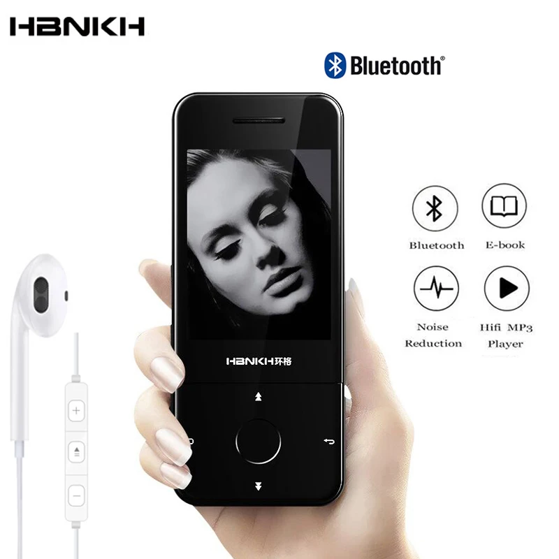 Mp3 плеер HBNKH с Bluetooth и динамиком FM радио Hi Fi музыкальный диктофон 2 4 дюймовый TFT