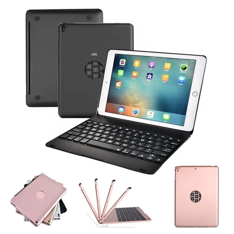 Bluetooth беспроводная клавиатура-чехол для Apple iPad 9,7 iPad / iPad Air/Air 2/Pro 9,7 ''с режимом сна