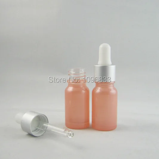 

10ML Pink Glass Bottle, Dropper Vials, Dropping Pipette Bottle, Cosmetic Essential Oil Packaging Bottle Pink Color, 30pc/Lot