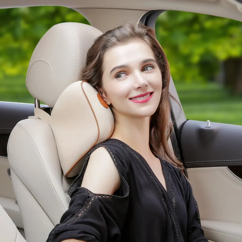 Высококачественная 3D Автомобильная подушка для шеи с эффектом памяти, подголовник для автомобиля, подушка для шеи