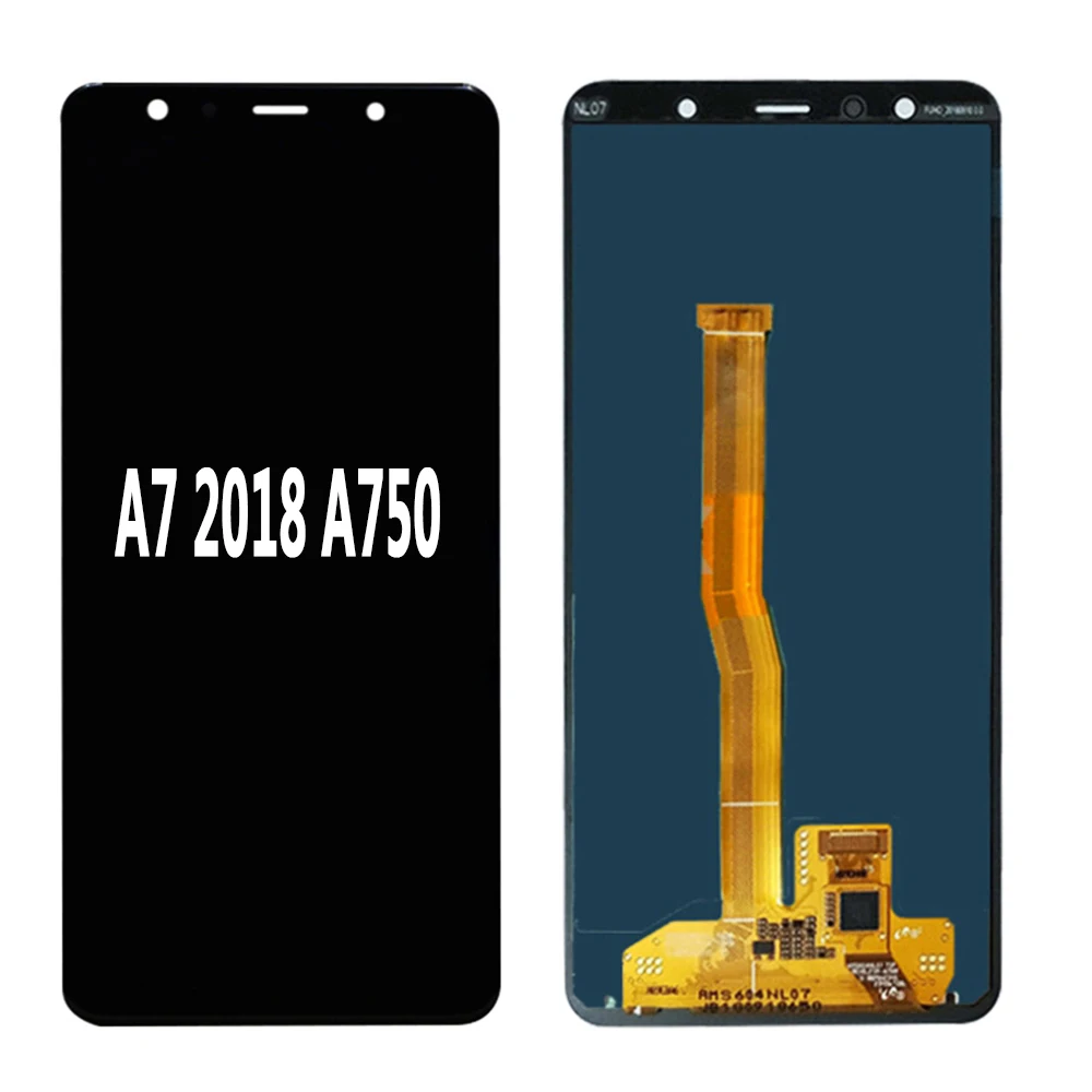 ЖК экран Sinbeda Super AMOLED для SAMSUNG Galaxy A7 2018 A750 дисплей с сенсорным экраном и