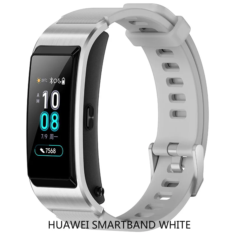 HUAWEI BAND WHITE Original Huawei B5 Band TalkBand B5 Bluetooth Smart Bracelet Wearable Sports Wristbands Touch AMOLED Screen Call Earphone Band - Цвет: HUAWEI BAND WHITE