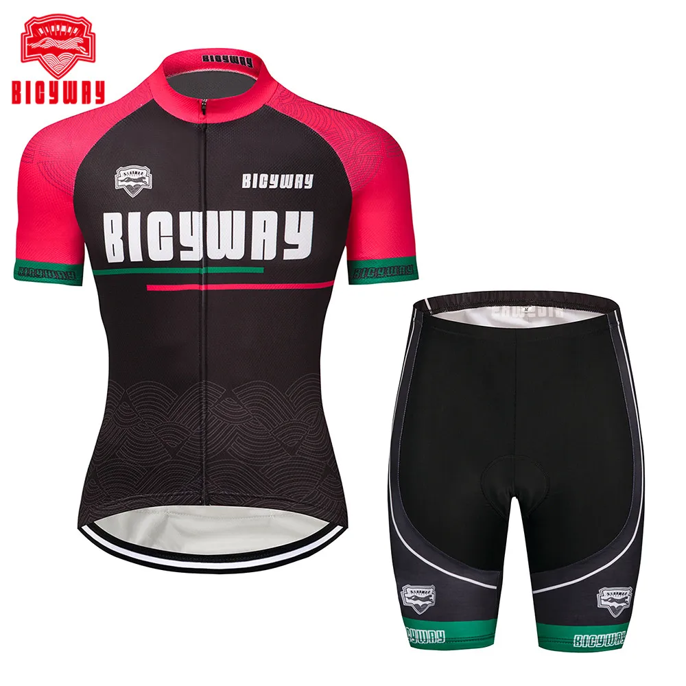 Bicyway новинка 2019 Джерси для велоспорта мужская и женская дышащая летняя одежда с