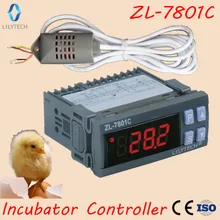 ZL-7801C, 100-240Vac, Dual 16A Outputs, Automatic Multifunctional, Temperature Humidity Incubator Controller,Lilytech Mini XM-18