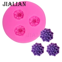 high quality diy mini daisy flowers fondant cake decoration silicone molds baking mold kitchen accessories t0212