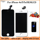 AAA + качественный ЖК-дисплей в сборе для iPhone 4s 5 5s SE 6, Новый Сменный экран 100% года + закаленное стекло