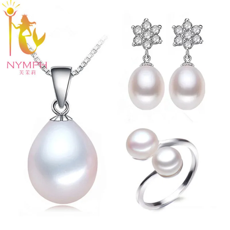 Жемчужное ювелирное изделие Nymph набор из натурального пресноводного жемчуга