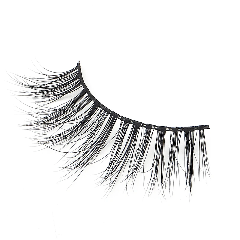 PANSLY 1 Pair Silk Eyelashes Crisscross Handmade False 3D Strip Thick Faux Mink Cilios Posticos | Красота и здоровье