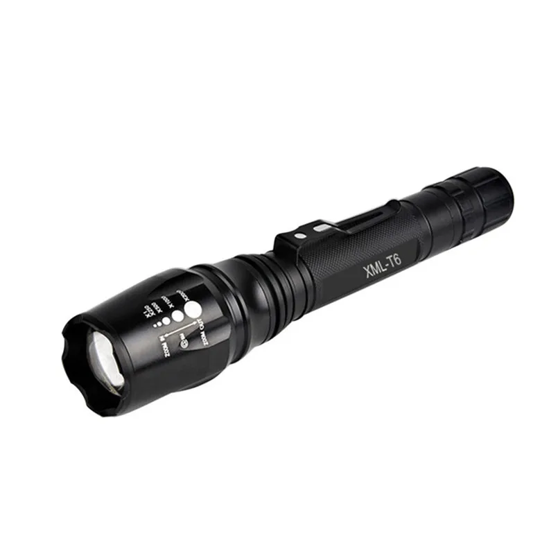 Портативный масштабируемый 5 режимный T6 светодиодный фонарик фонарь actical Police