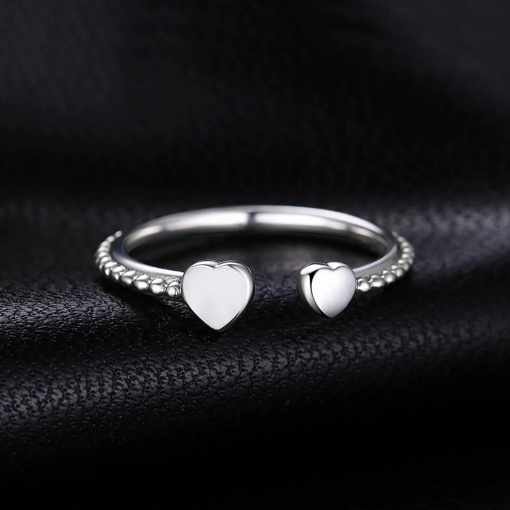 Jewelrypalace стерлингового серебра 925 пробы два сердца Белый муранского Стекло