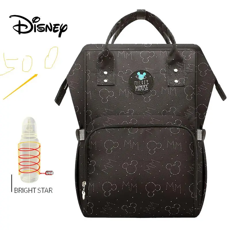 13 Disney бутылочки для кормления Изоляционные сумки USB Ткань Оксфорд сумка для хранения подгузников рюкзак мода водонепроницаемый большой емкости Сумки для подгузников - Цвет: 13