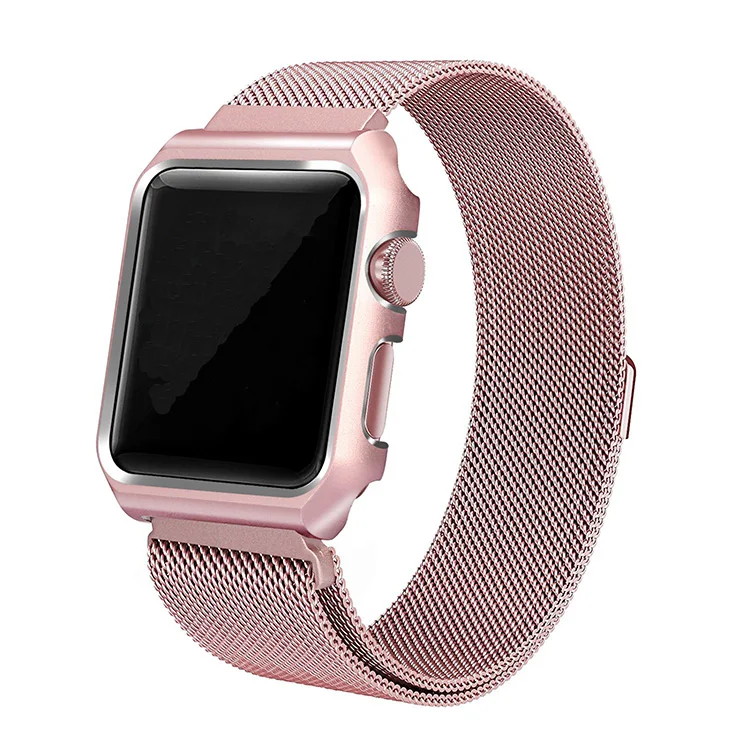Для Apple Watch Милан случае ремень 3 1 2 группы 38 мм 42 ремешки в Нержавеющая сталь из