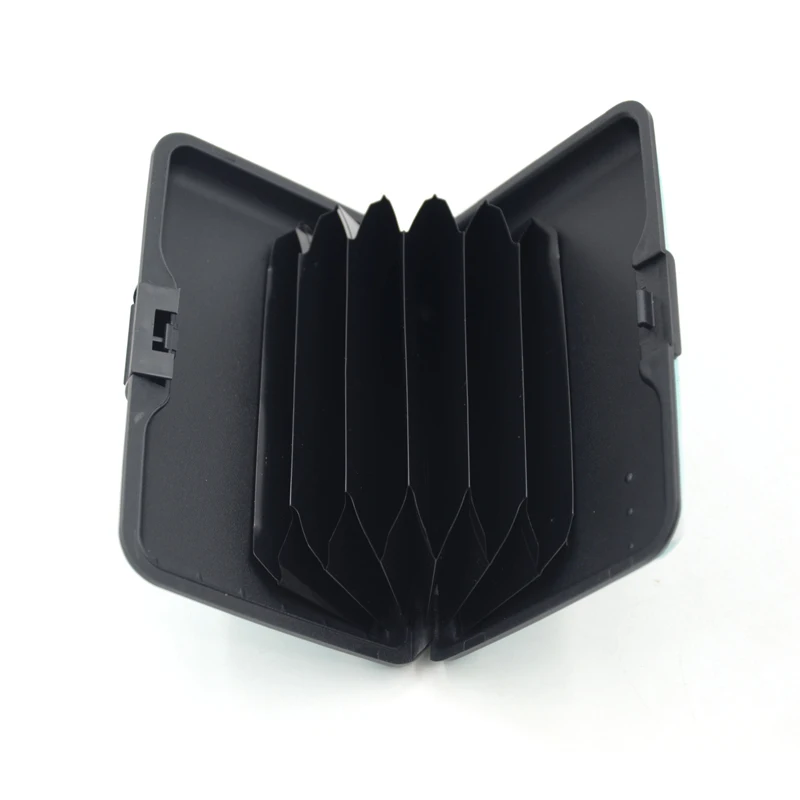 Алюминиевый кошелек с рисунком фламинго и RFID защитой для кредитных