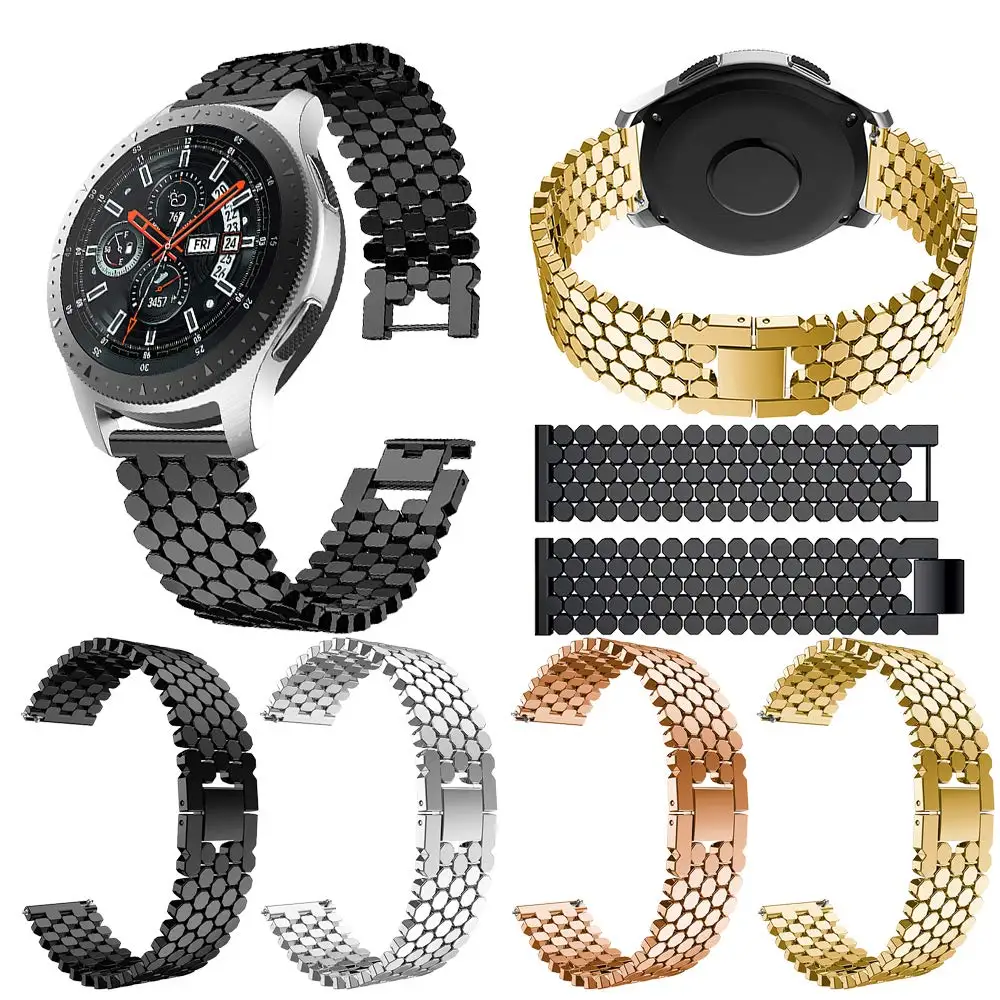 22 мм ремешок из нержавеющей стали+ быстросъемный ремешок для samsung Galaxy Watch 46 мм/gear S3 Classic/S3 Frontier watch band спортивный браслет